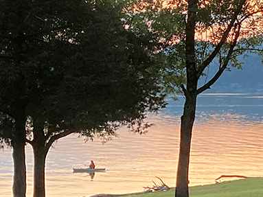 paddling on percy priest lake