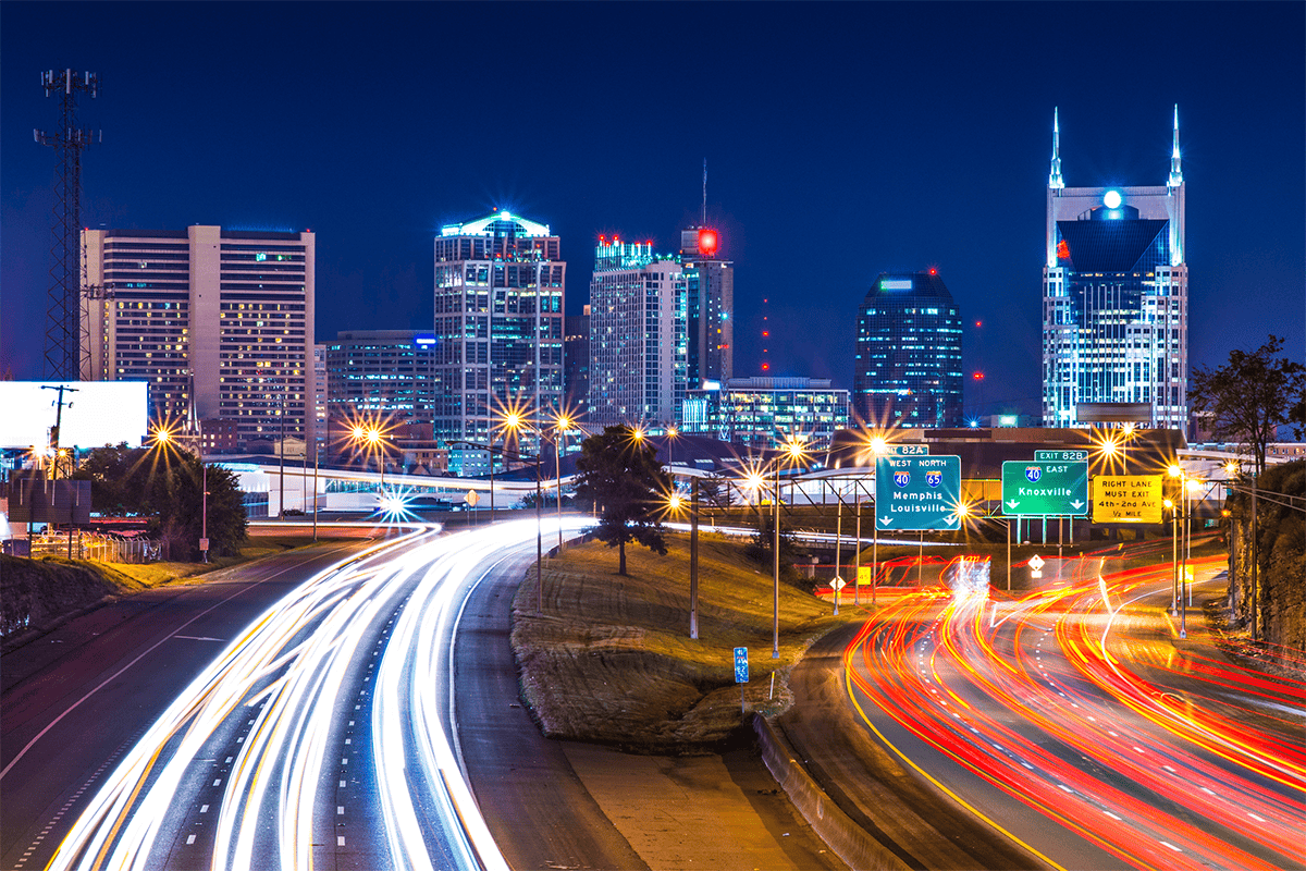 Downtown Nashville cityscape